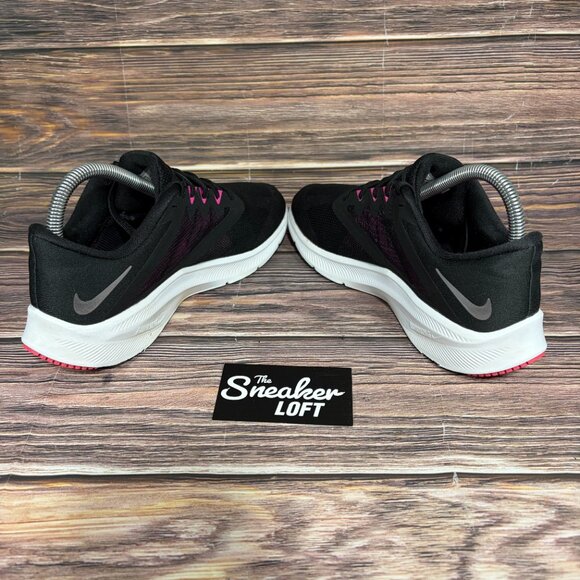 Nike Quest 3 Women's Black Pink Athletic Running Shoes Size 7.5 - Picture 5 of 8